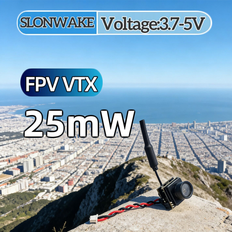 Drone Camera - SLONWAKE FPV 25 мВт интегрированный видеопередатчик