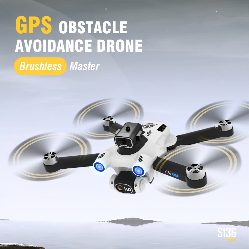Дрон S136 Pro Ultra RC с двумя – обзор и цена Drone Gps Mount